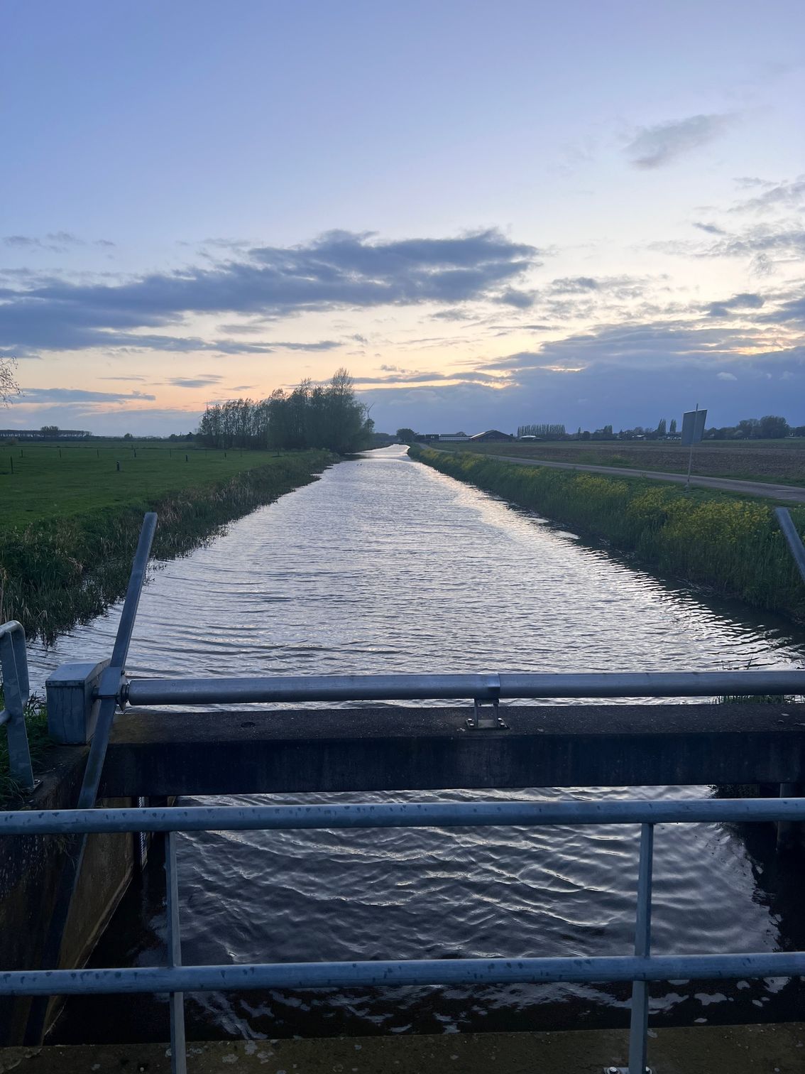 Vrij uitzicht op Duivense natuur