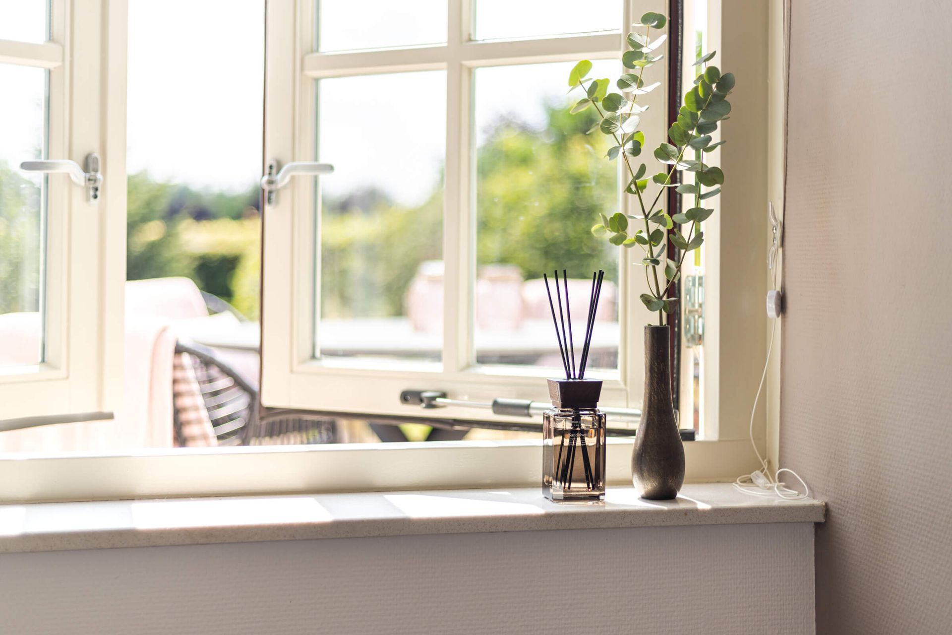 Buiten terras B&B De limes