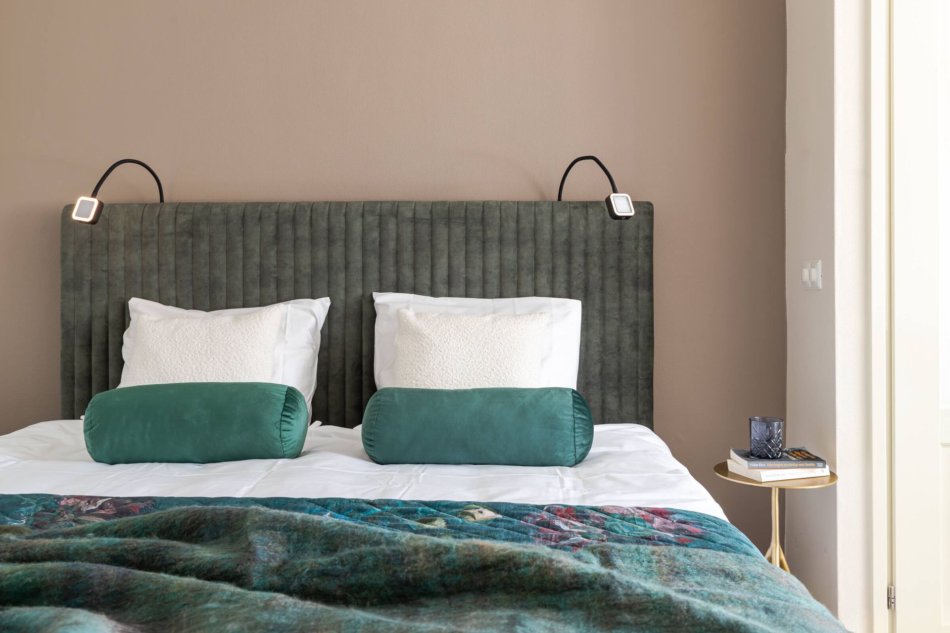 Luxe linnengoed op het Tempur-bed