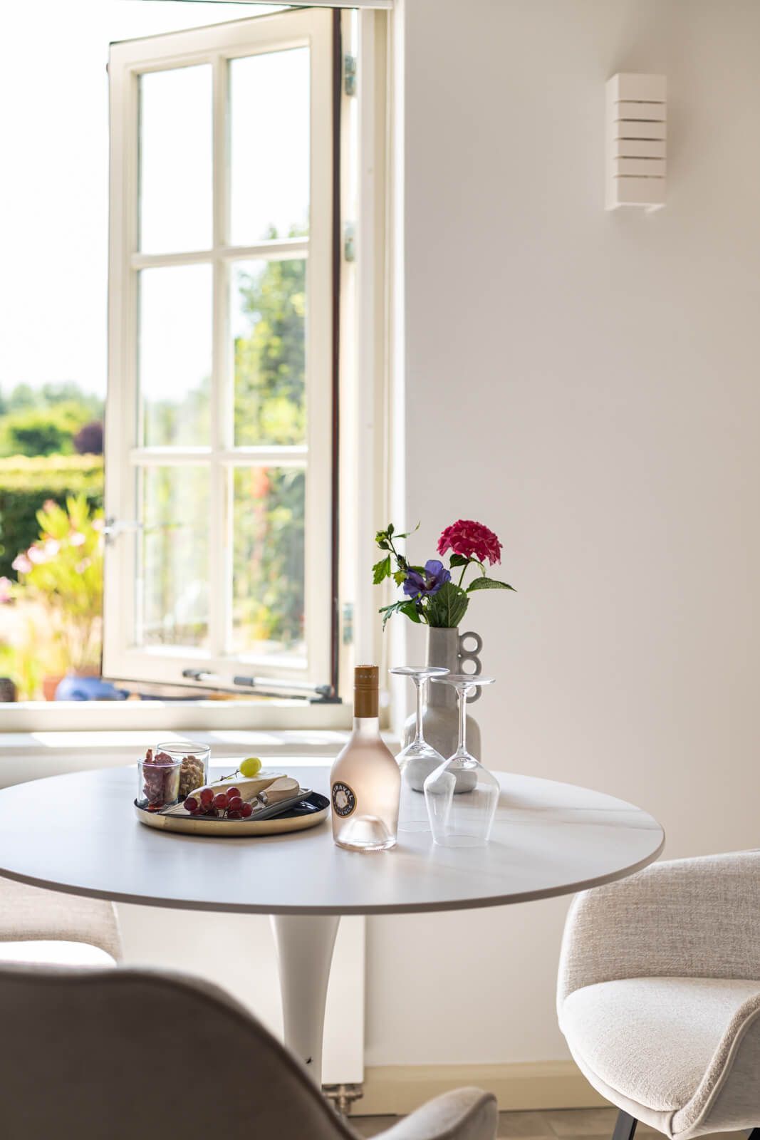 Uitzicht natuur B&B De limes