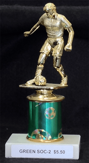 Green Soccer Trophy - Soccer Trophies Midlothian, VA