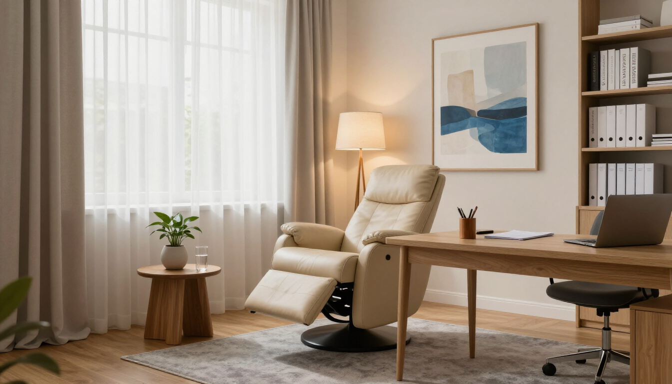 A serene hypnotherapy office in Atlanta GA representing clinical excellence.
