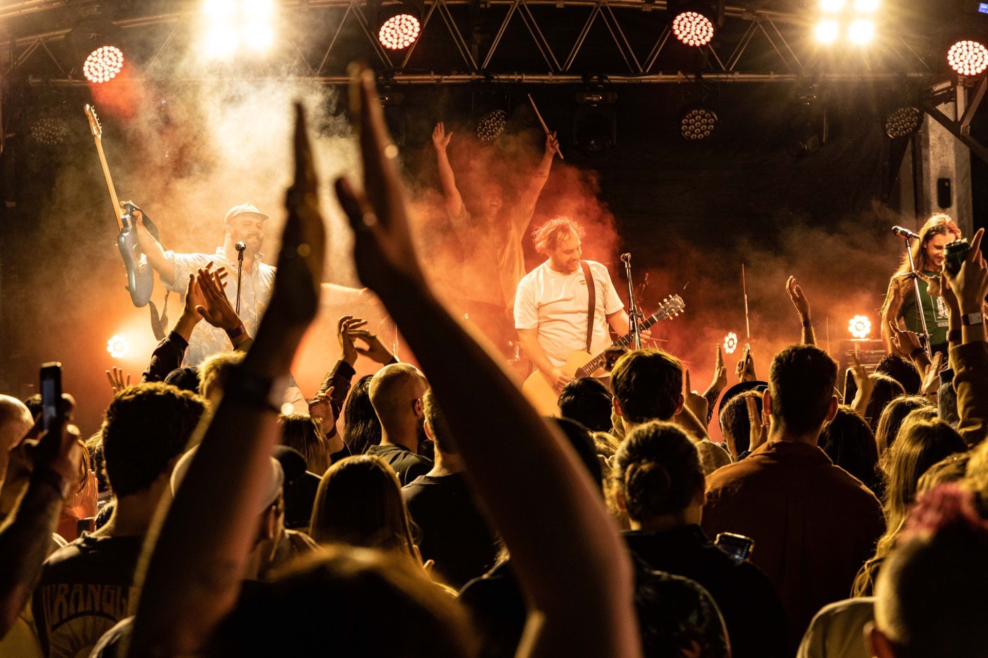 Outdoor Speakers Used For Concerts — Kennedy Amplifier Hire Service In Mackay QLD