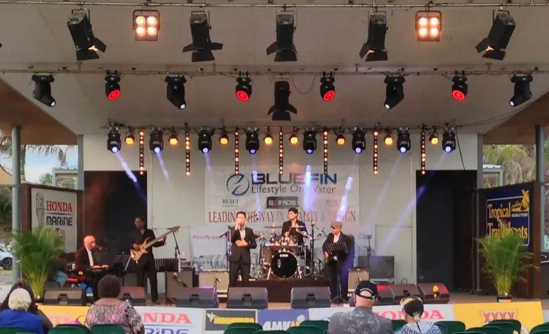 Bluefin Lifestyle On Water Event With The Band — Kennedy Amplifier Hire Service In Mackay QLD