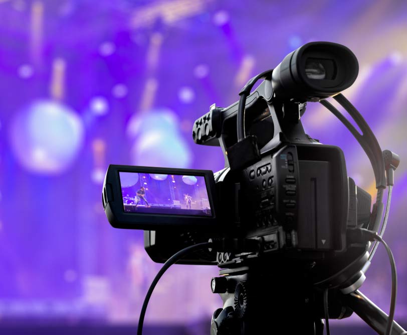 Camera And Tripod Stand — Kennedy Amplifier Hire Service In Mackay QLD