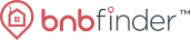 A logo for bnbfinder with a house on it