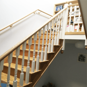Choose a wooden staircase
