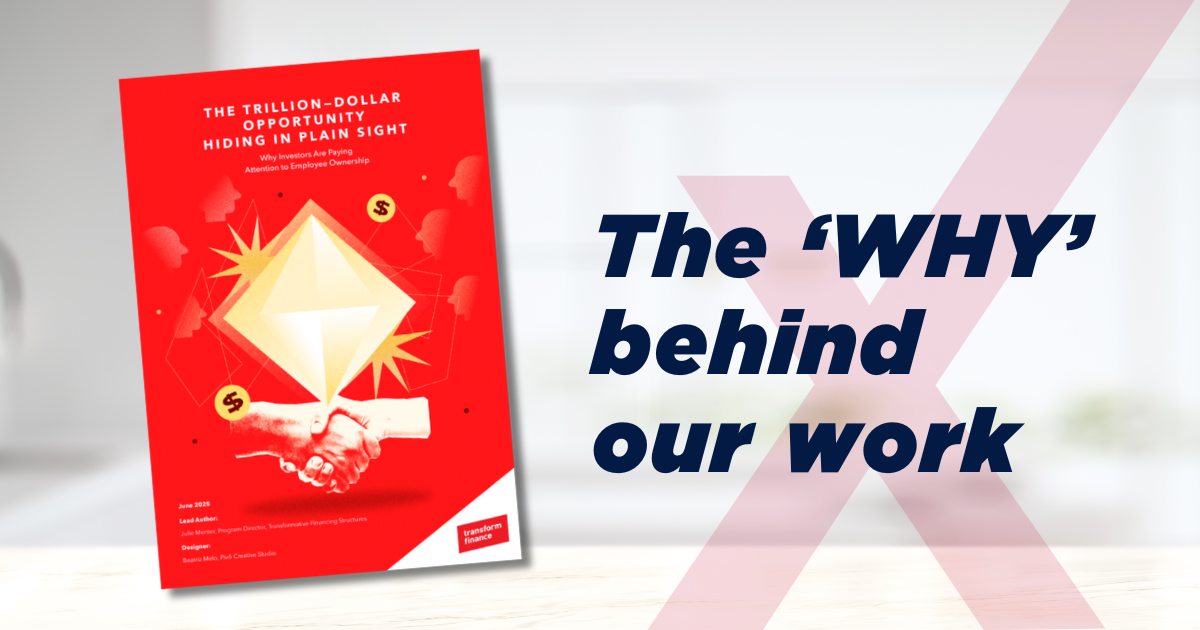 Read Transform Finance's new brief discussing the potential for wealth creation through EO.