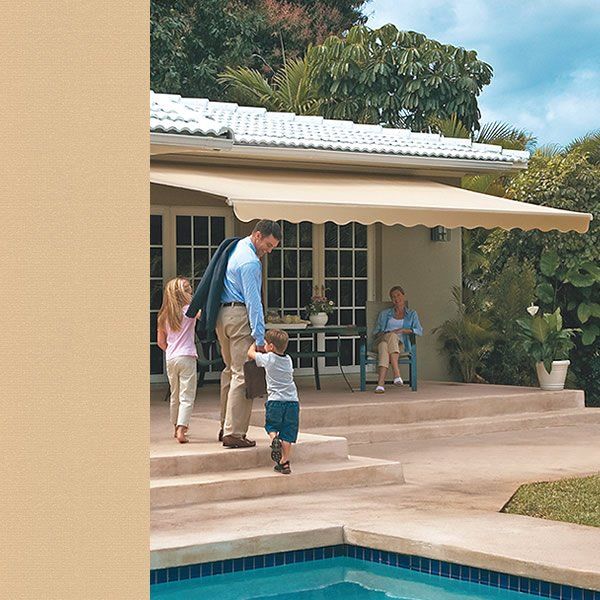 Sand 1812 — Beige Colored Awning Design in Kelso, WA