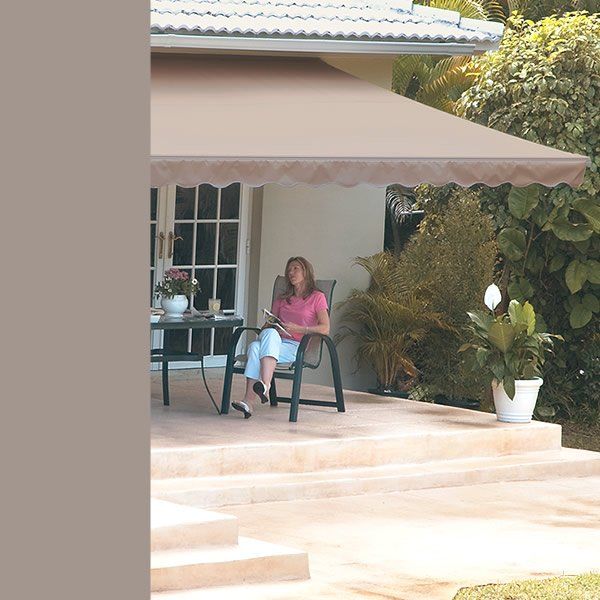 Taupe 1814 — Couple Sitting Under Awning in Kelso, WA