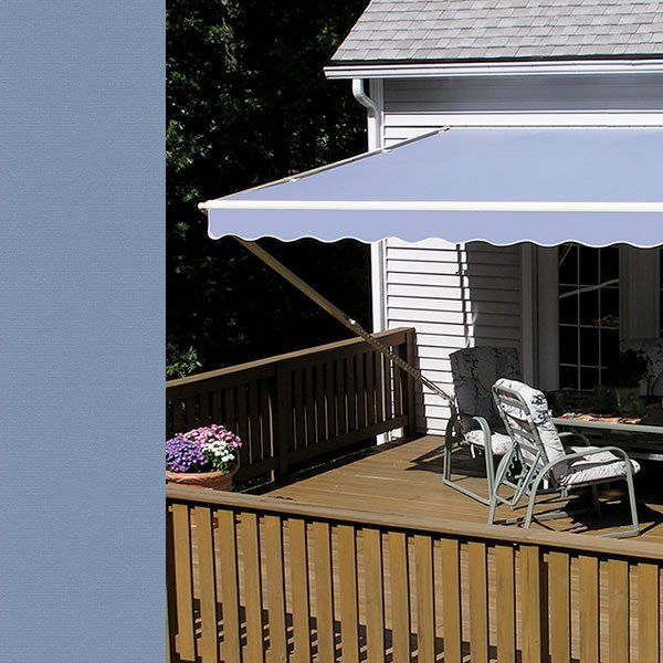 Smoke Blue 1819 — Smoke Blue Colored Awning Design in Kelso, WA