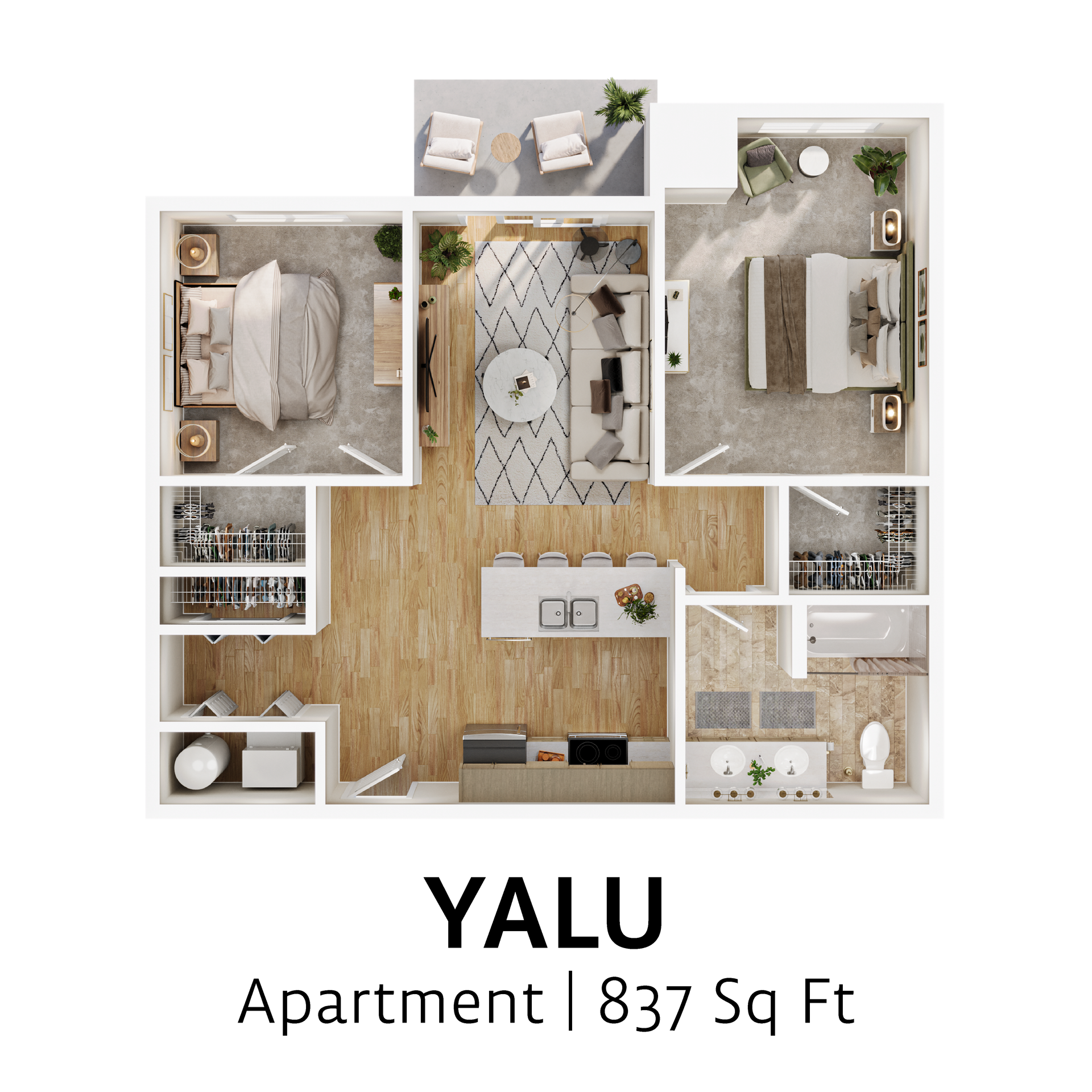 Yalu floor plan