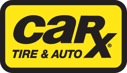 CarX Tire & Auto logo: yellow and black rectangle with 