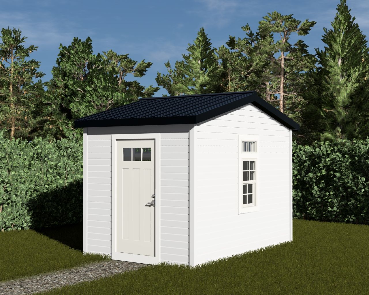 Craftsman - 8x12 - Single Door