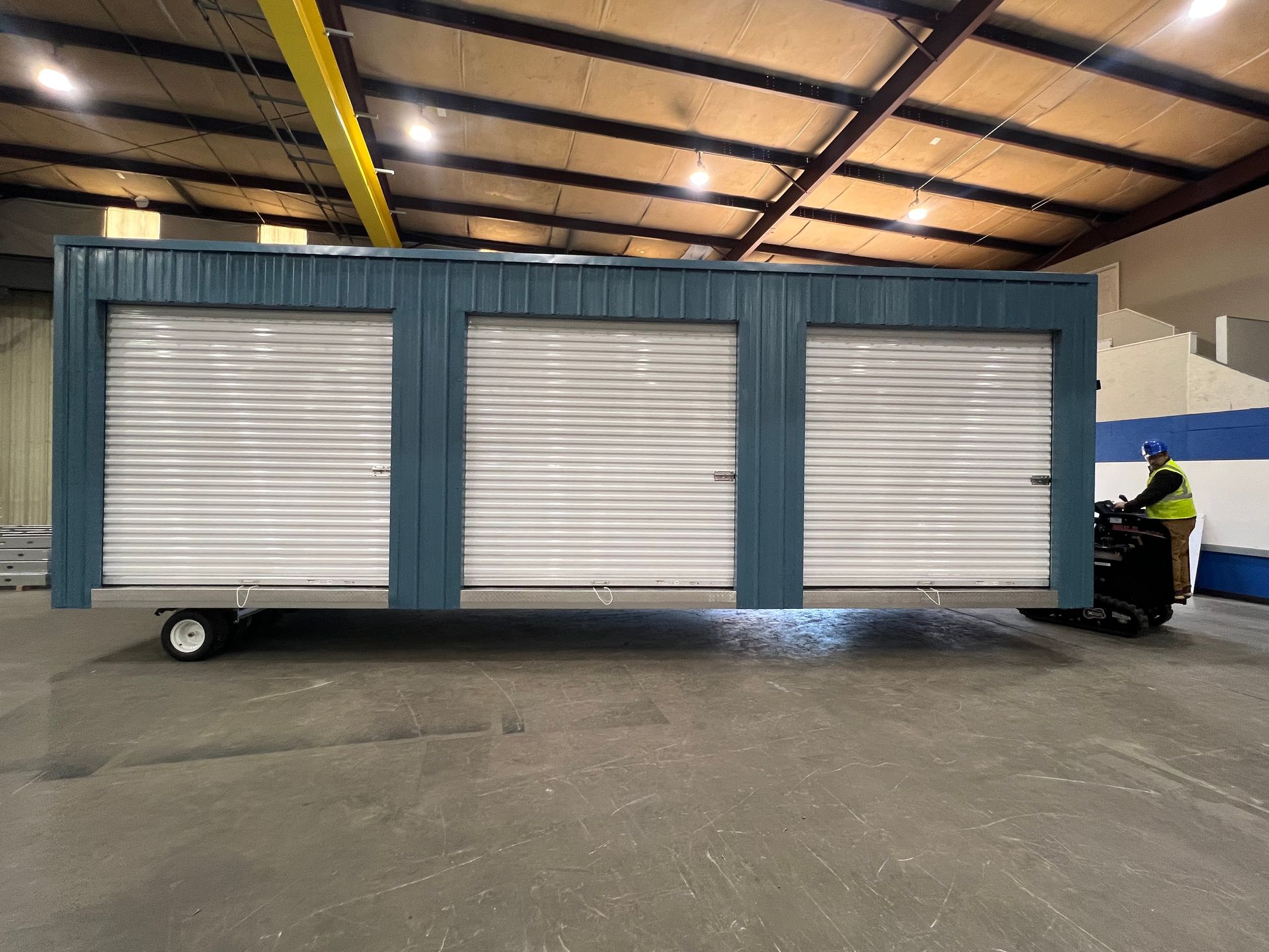 Brand New 3-Unit 30'x10' Storage Building with 3 Roll-up Doors