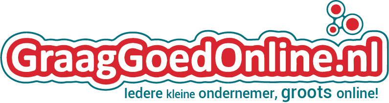 Een logo voor graag goedonline.nl wordt getoond op een witte achtergrond