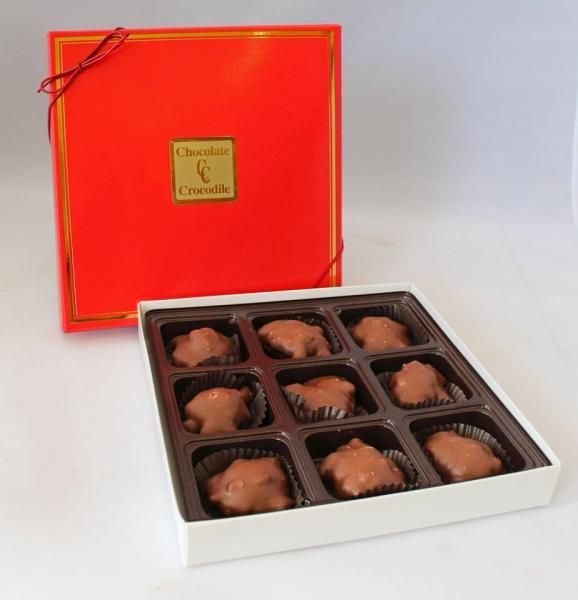 box of chocolate turtles
