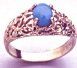 Blue Topaz Gold Ring