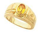 Fire Opal Gold Ring