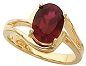 Garnet Gold Ring
