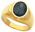 Iolite Gold Ring