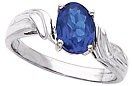 Sapphire Silver Ring