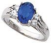 Sapphire Silver Ring