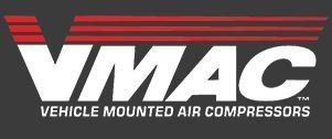 The vmac logo is for vehicle mounted air compressors.