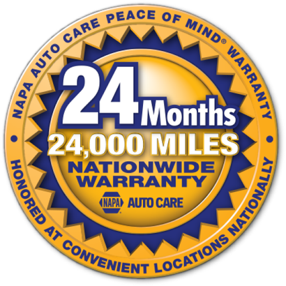 A napa auto care 24 months 24000 miles nationwide warranty | East Carolina Automotive