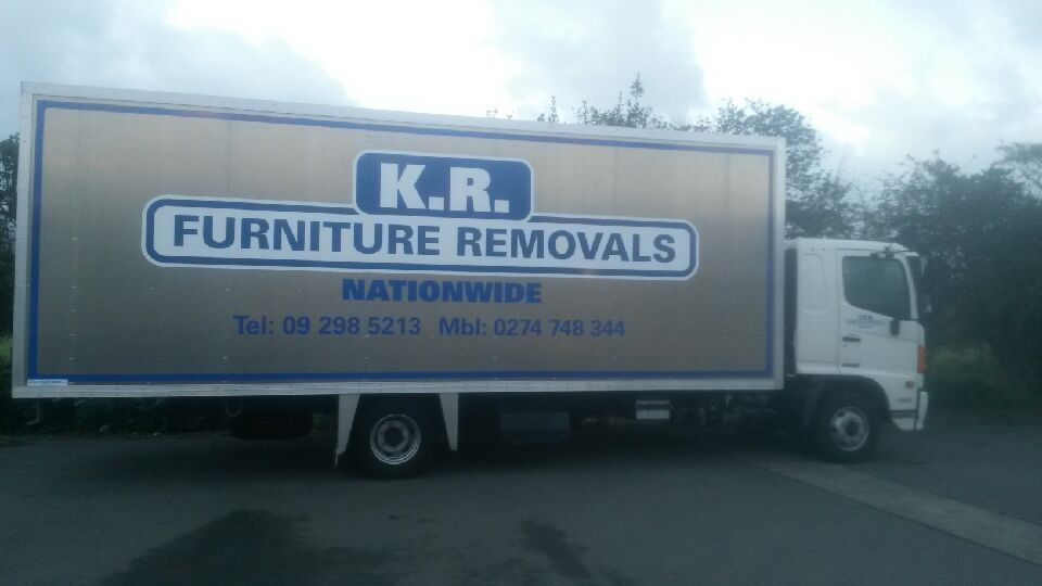 KR Furniture Removals trucks 