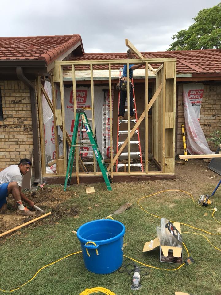 Men Working on House Addition — Stephenville, TX — TMR Pro Maintenance