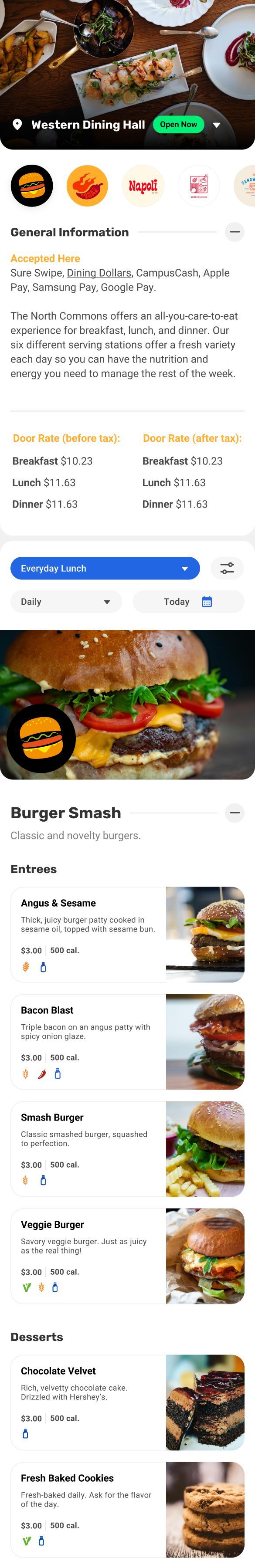 Mobile menu 