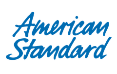 American Standard logo in blue script.