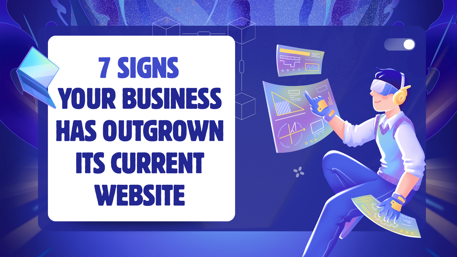 Yellow text on a black background: 