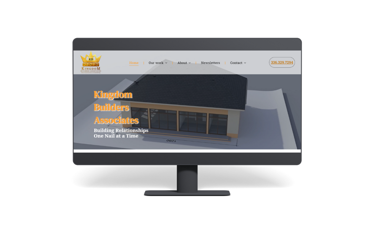 Kingdom Builder's Associates Website Homepage