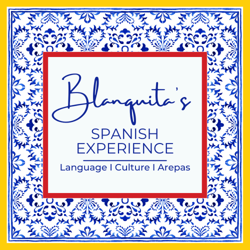 a yellow blue and red logo for an educator