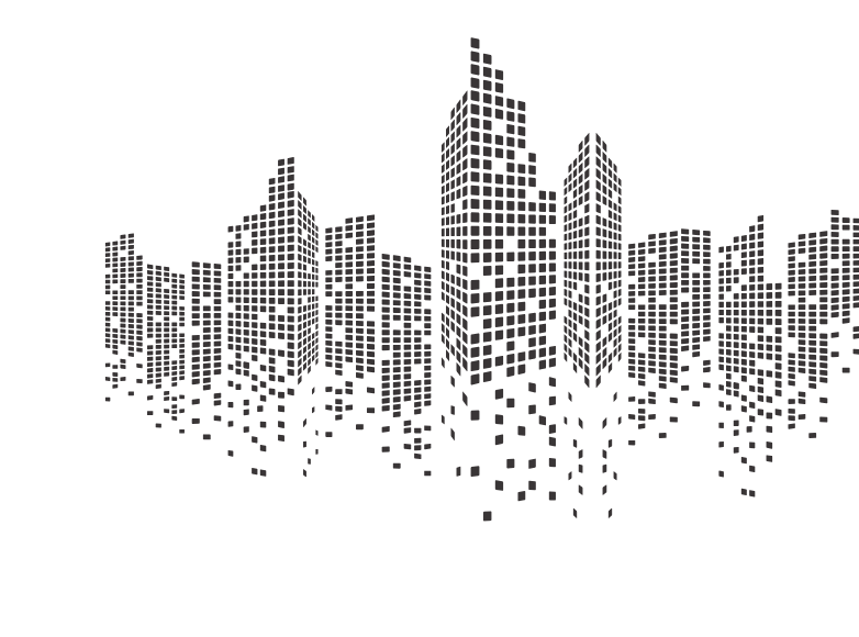 a digital city background