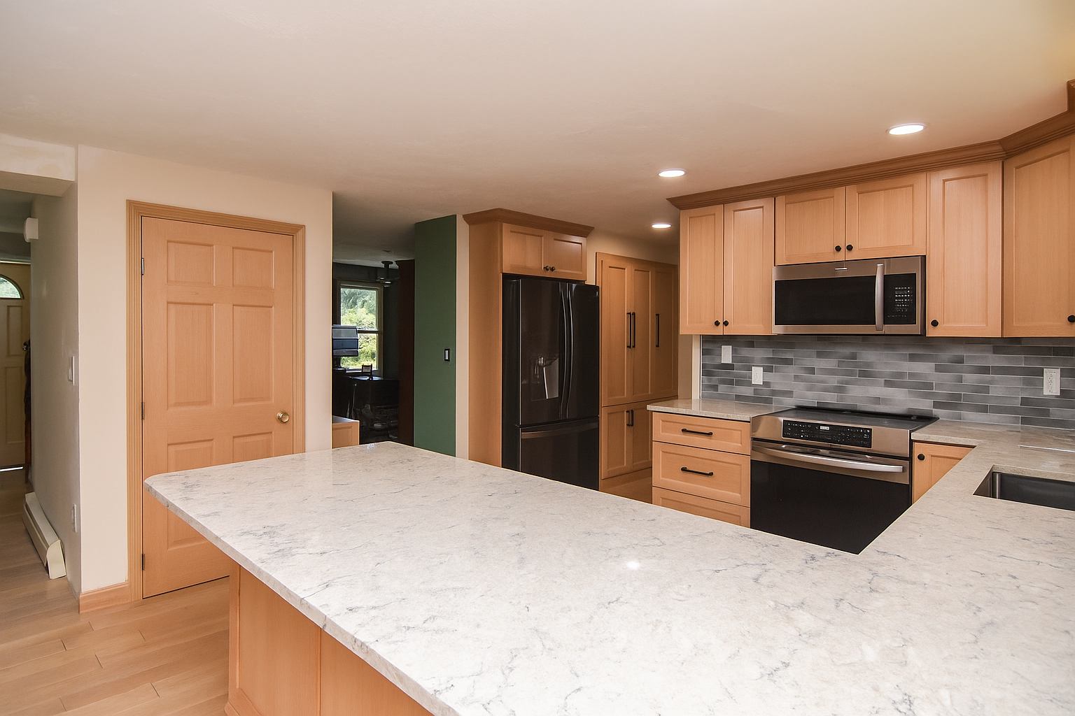 White Oak Kitchen Cabinet Idea
