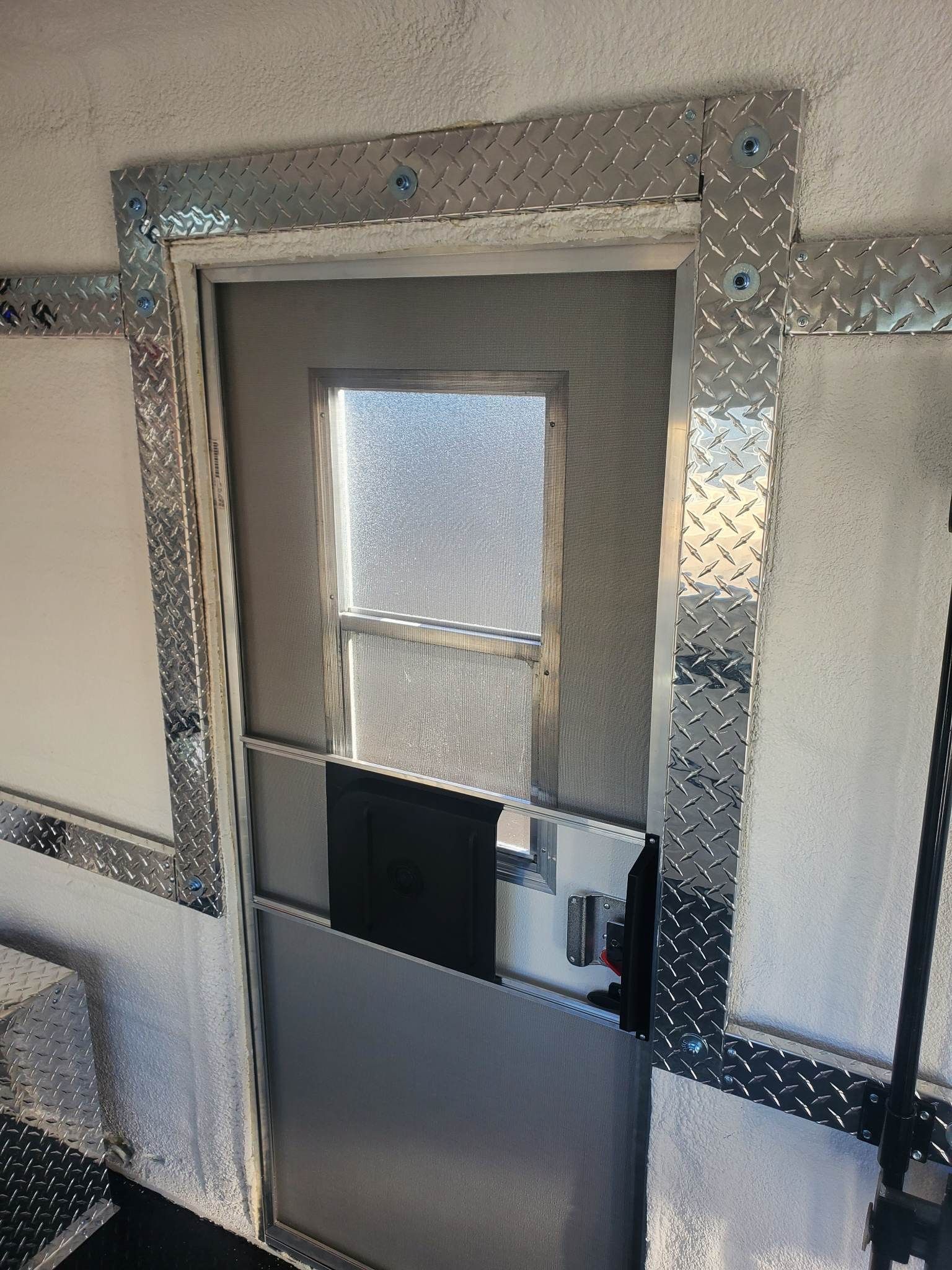 ice fishing house door