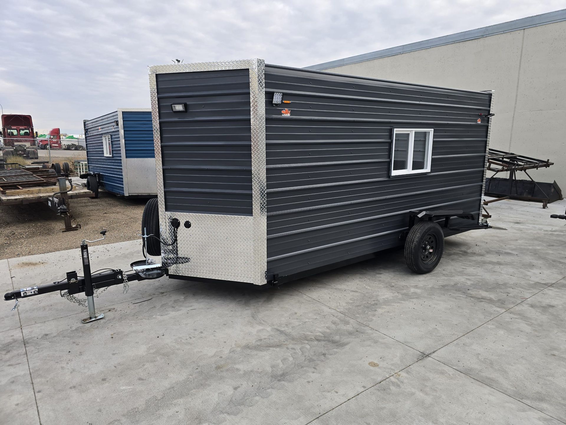 v-nose ice fishing houses