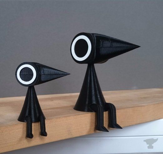 CROW MAN MONUMENT VALLEY MODEL - FORGE3D