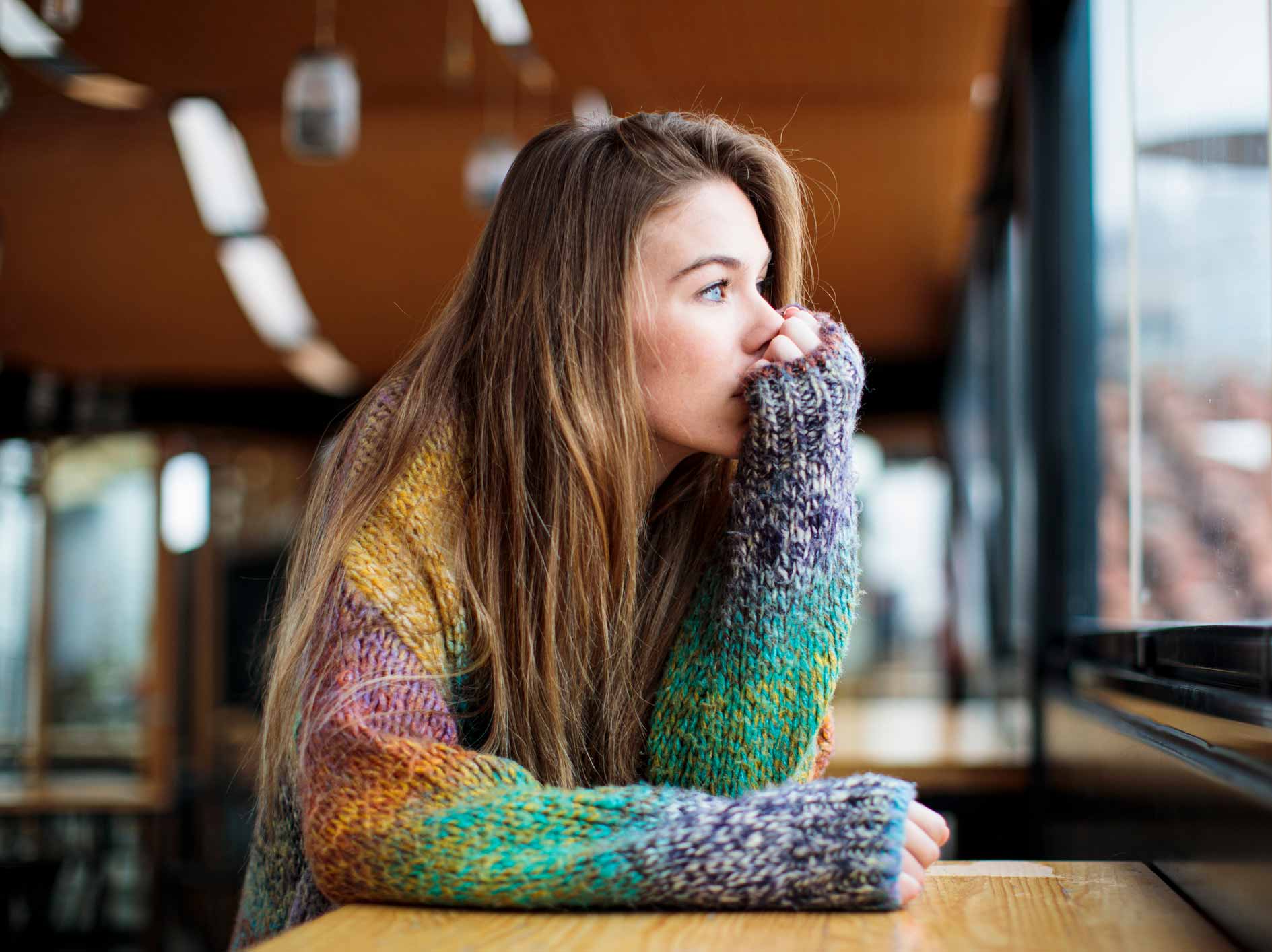 Woman Looking Out The Window — Canton, MI — Canton Counseling Center