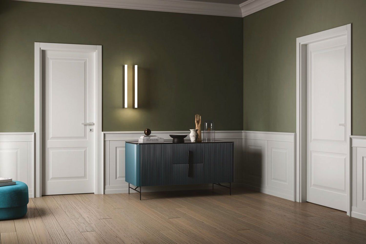 porte interne laccate bianche