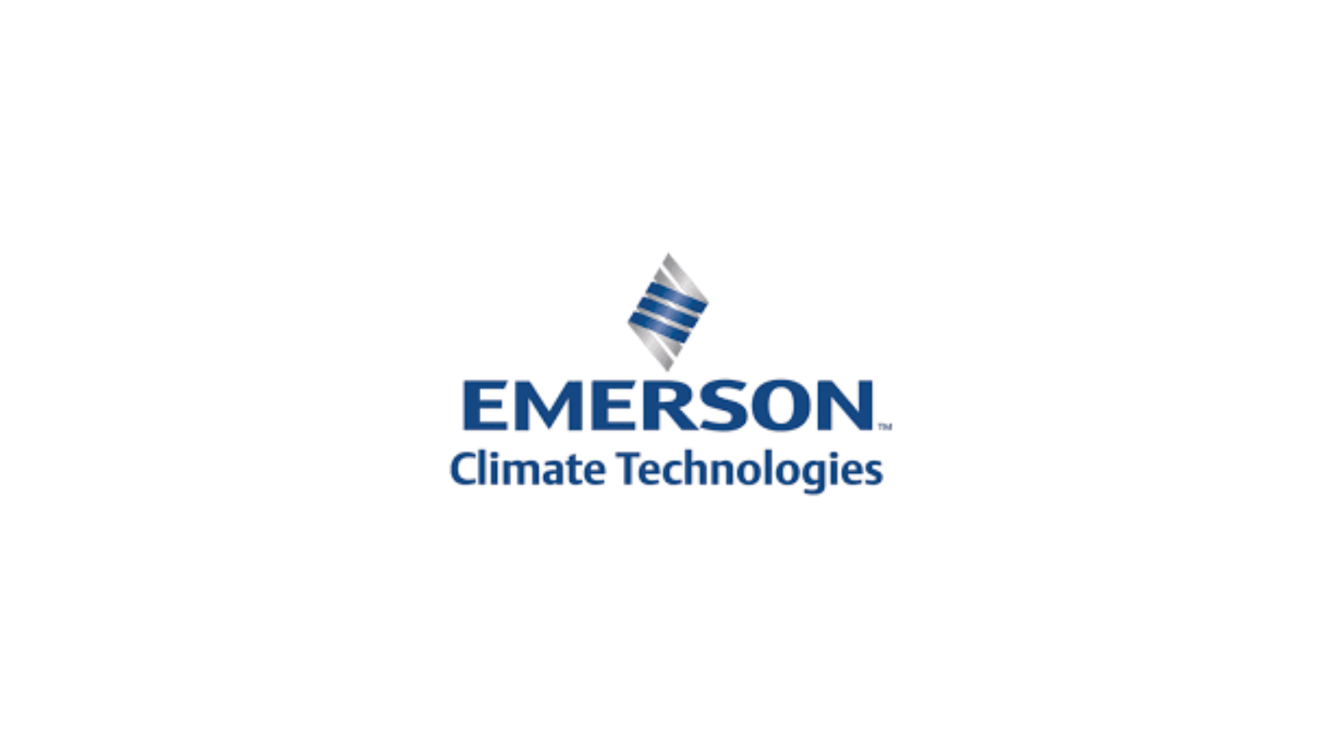 The emerson climate technologies logo is on a white background.