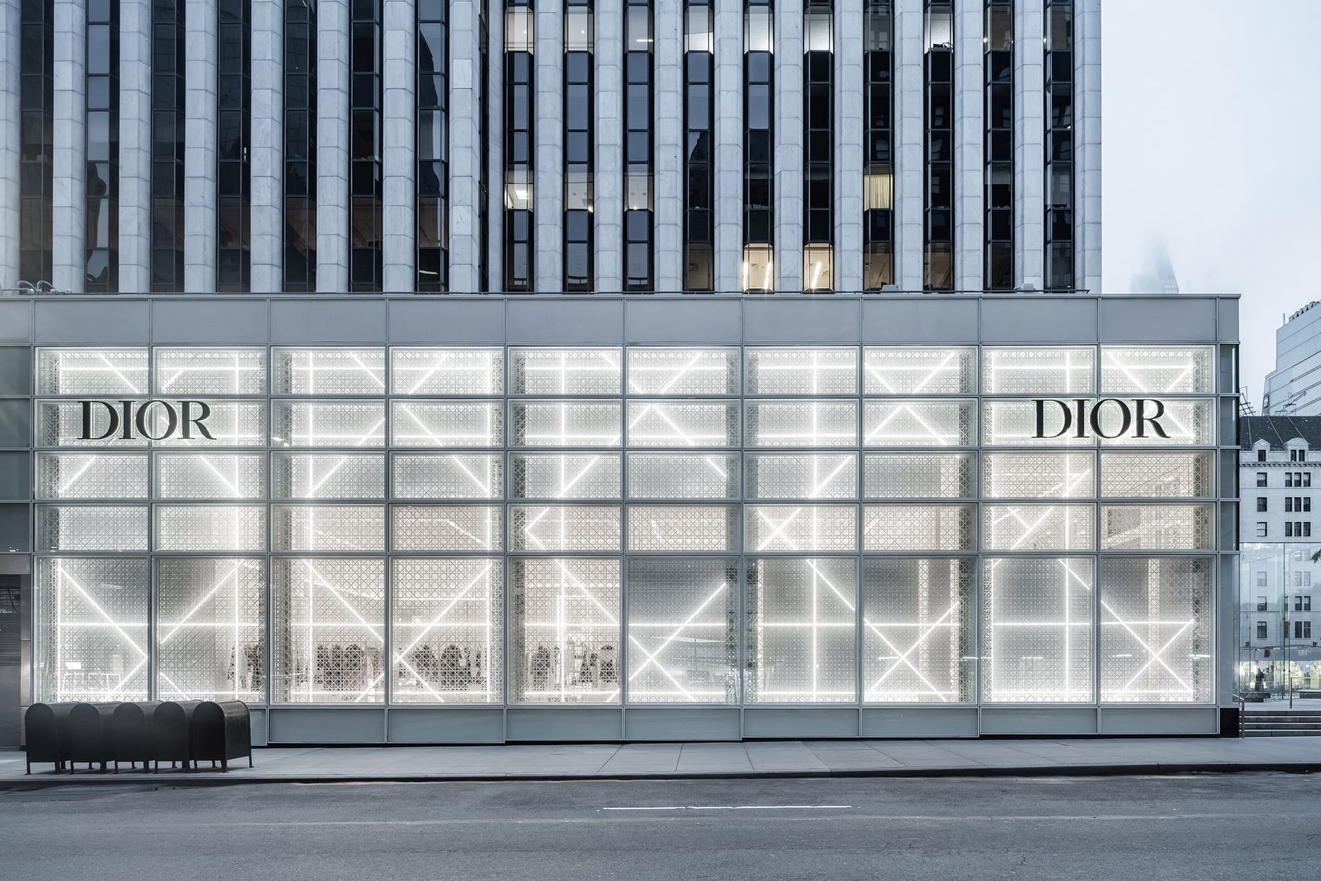 A view of the DIOR New York 57th street boutique