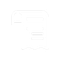 White icon of a printer printing a receipt.