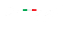 Logo for La Fabbrica di San Gimignano featuring the Italian flag colors above the company name.