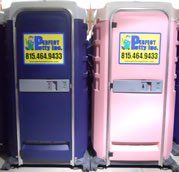 Deluxe Portable Restroom Exterior — Frankfort, IL — Perfect Potty, Inc.