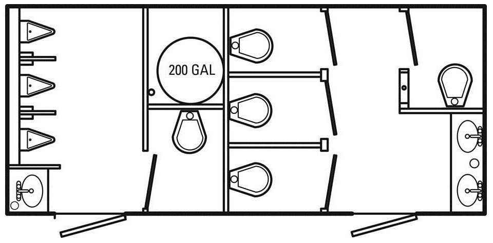 The Country Chic 18’ Trailer — Frankfort, IL — Perfect Potty, Inc.