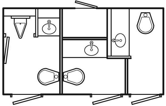The Cottage 12' Trailer — Frankfort, IL — Perfect Potty, Inc.